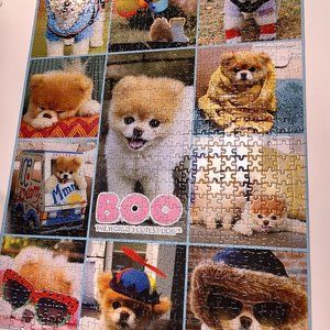 Buffalo Games - Boo Collage - 750 Piece Pomeranian Jigsaw Puzzle Dog Days